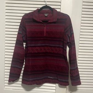 Eddie Bauer Quarter Zip Flannel